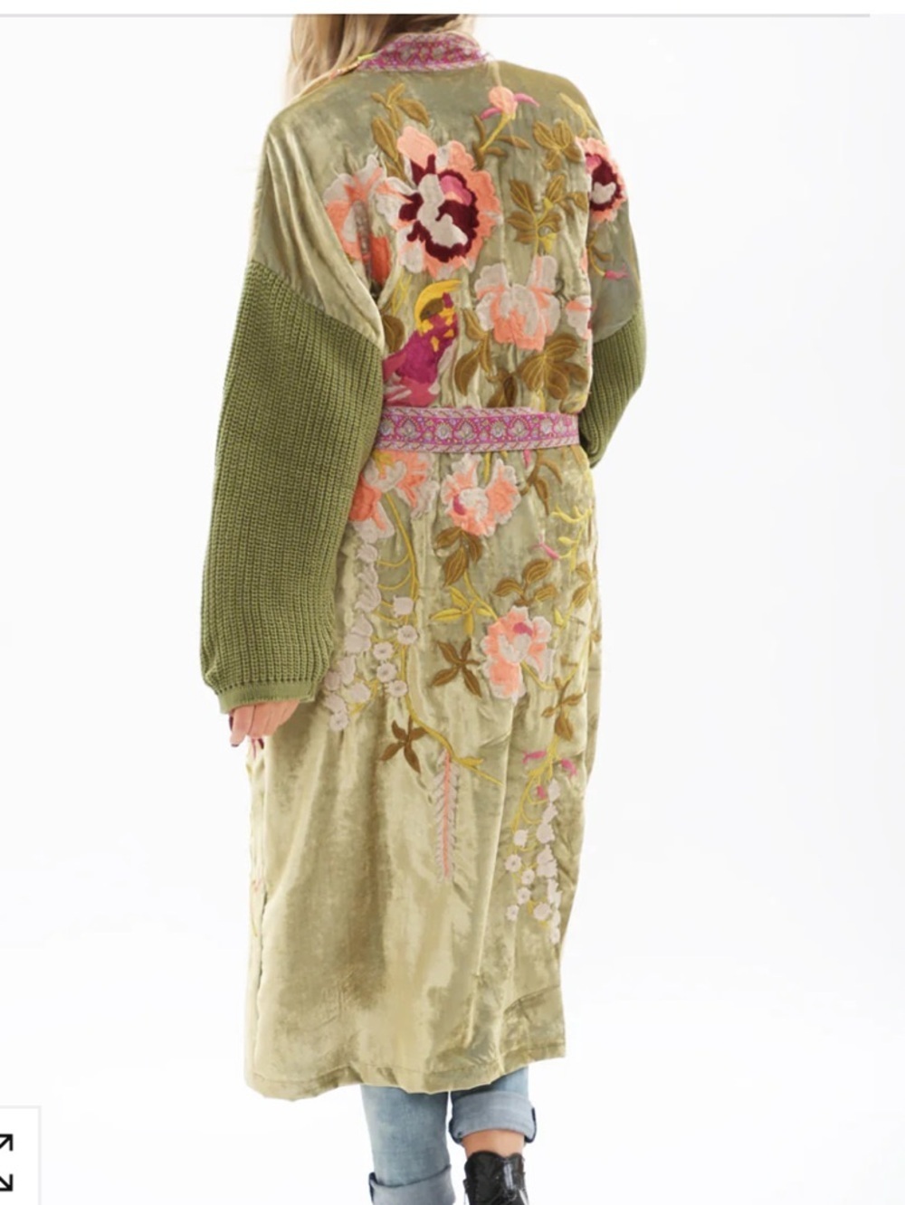 Aratta Silent Journey Something Magical Velvet Coat NWT - Picture 4 of 14